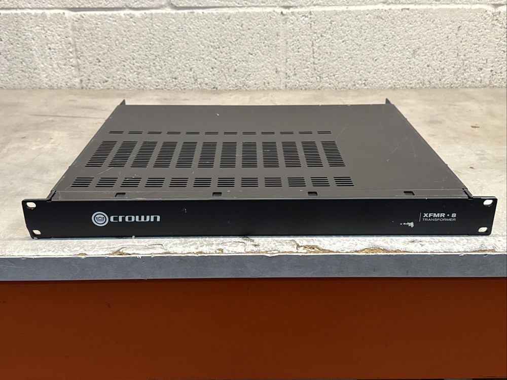 Crown XFMR-8 8-Channel Rackmount Transformer – Tested, Working – Unit Only