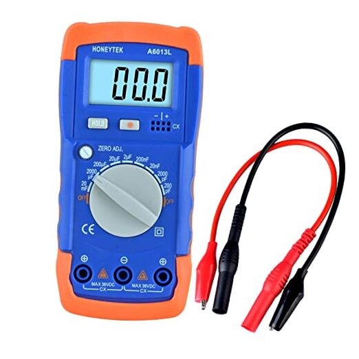 Honeytek A6013L Capacitance Meter Capacitor Electronic Measuring Capacitance