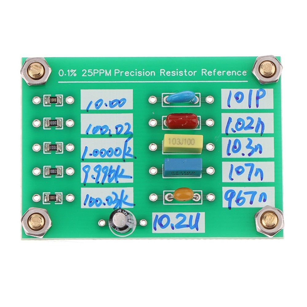 Resistor Reference Board for Laboratory and Industrial Instruments