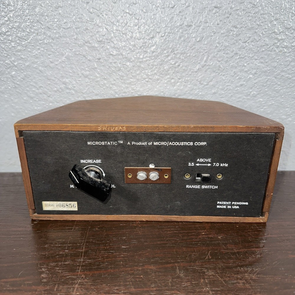 Vintage Microstatic Micro Acoustics MS-1 External Tweeter Array Single Unit