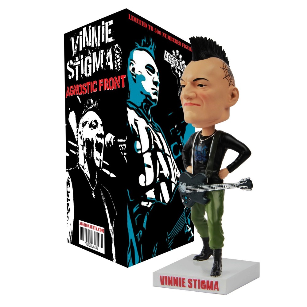 Vinnie Stigma Agnostic Front Throbblehead Bobblehead Ltd Ed 500 Aggronautix NIB