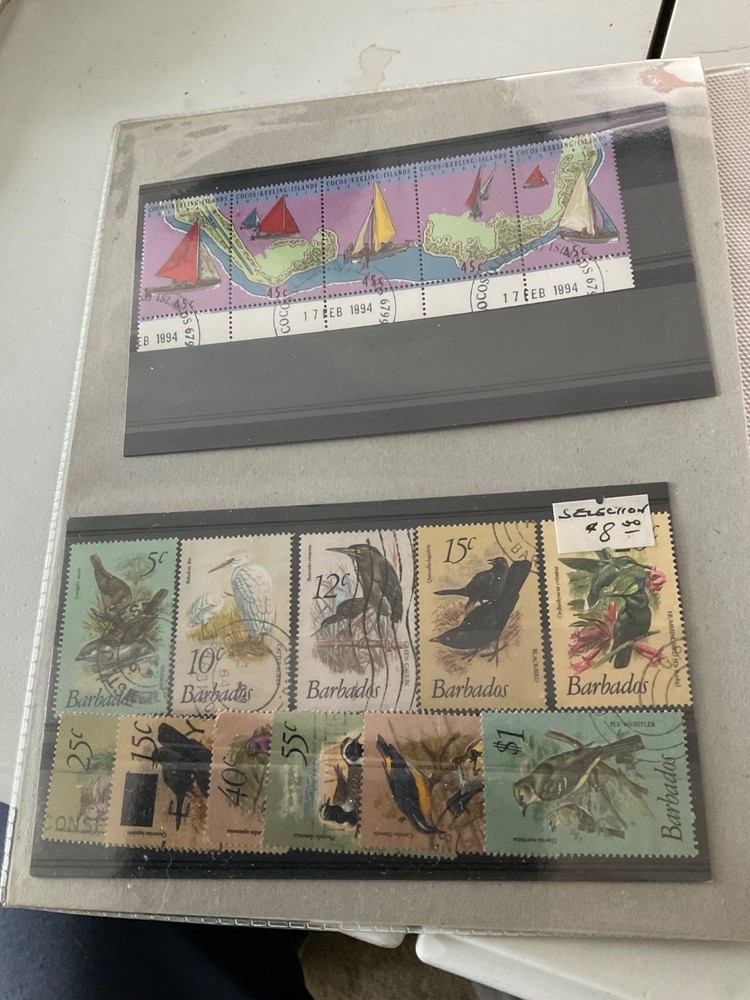 WORLDWIDE STAMPS ON PAGES