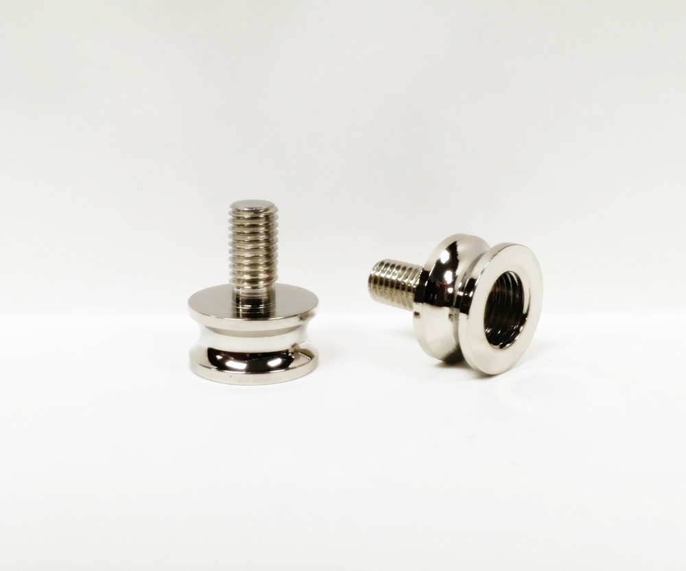 LAMP FINIAL ADAPTER**POLISHED CHROME**Solid Brass(1-PC.)
