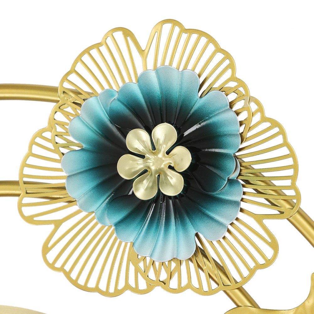 Modern Peacock Wall Clock, Large Art Wall Clock, Peacock Wall-mounted Clock