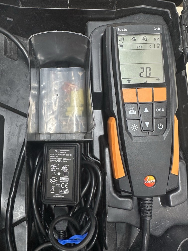 Testo 310 Residential Combustion Analyzer kit no printer