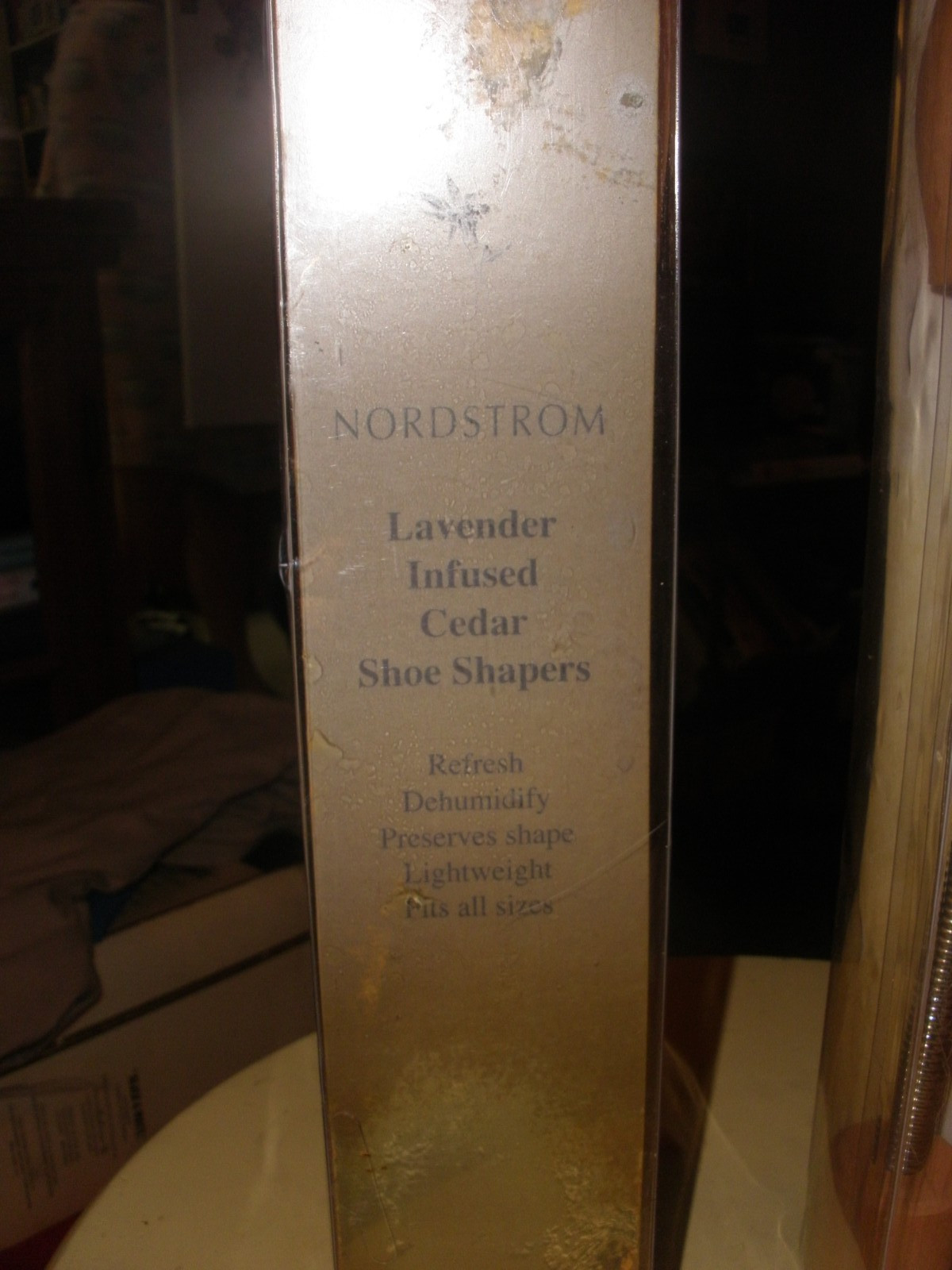 Nordstrom Womens Cedar Wood Lavender Infused Shoe Shapers Trees Stretcher OS