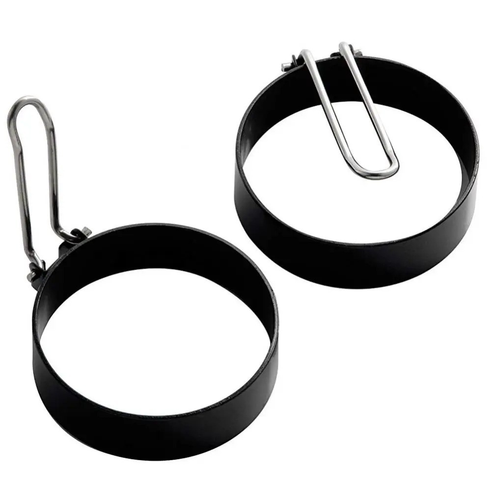 2 pcs Professional Fried Egg Mold Stainless Steel Egg Fried Ring