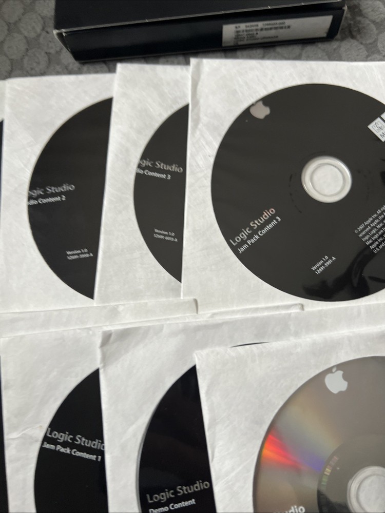 Apple Logic Studio Upgrade Only 8 Discs Y