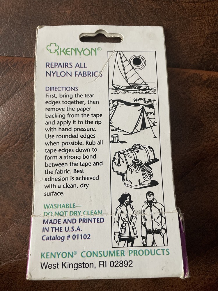 Kenyon K-Tape Taffeta Black NOS