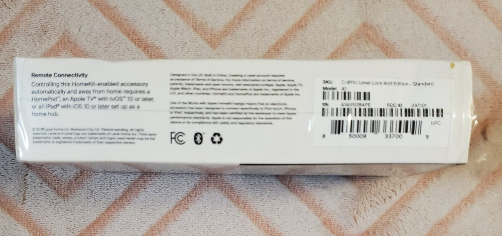 Level Bolt Smart Lock Bolt Edition