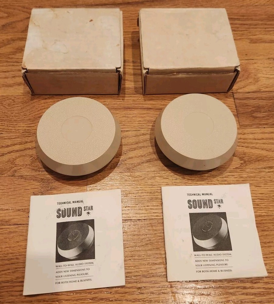 Sound Star Audio Wall To Wall Transducer Hidden Sound Source for Hard Surface x2