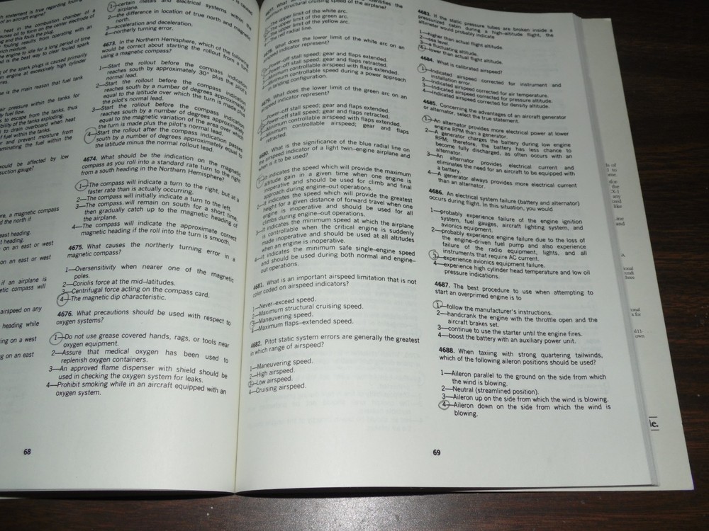 Fundamentals Of Instructing / Basic Ground Instructors Test Book ASA