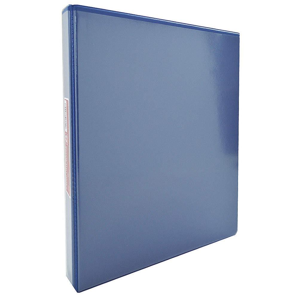 ABILITY ONE 7510-01-510-4869 Ring Binder,Blue,Round Ring 35KH02