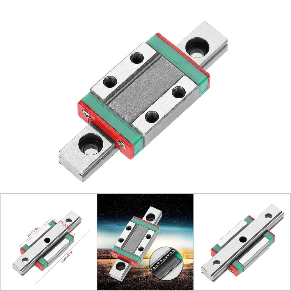 1pc LML9B Miniature Linear Rail Guide Rail 9mm Width Slide Block (260mm)