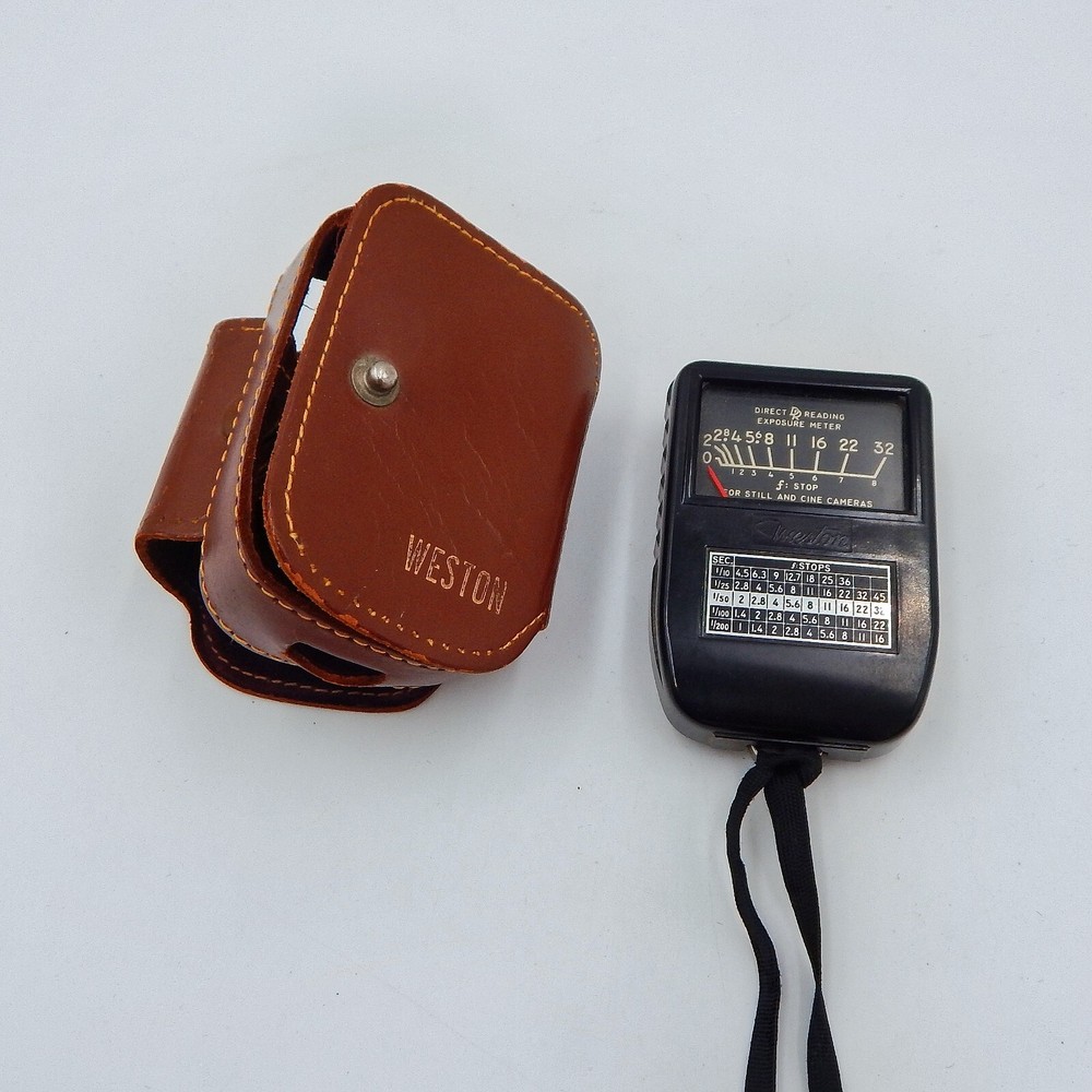 Gossen Lunasix Light Meter 58828 W Germany W Leather Case Untested