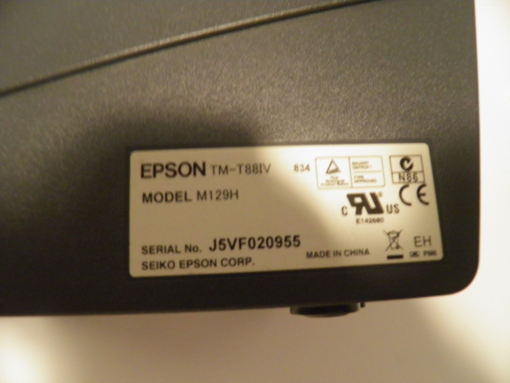 Epson TM-T88IV M129H Thermal POS Receipt Printer Parallel