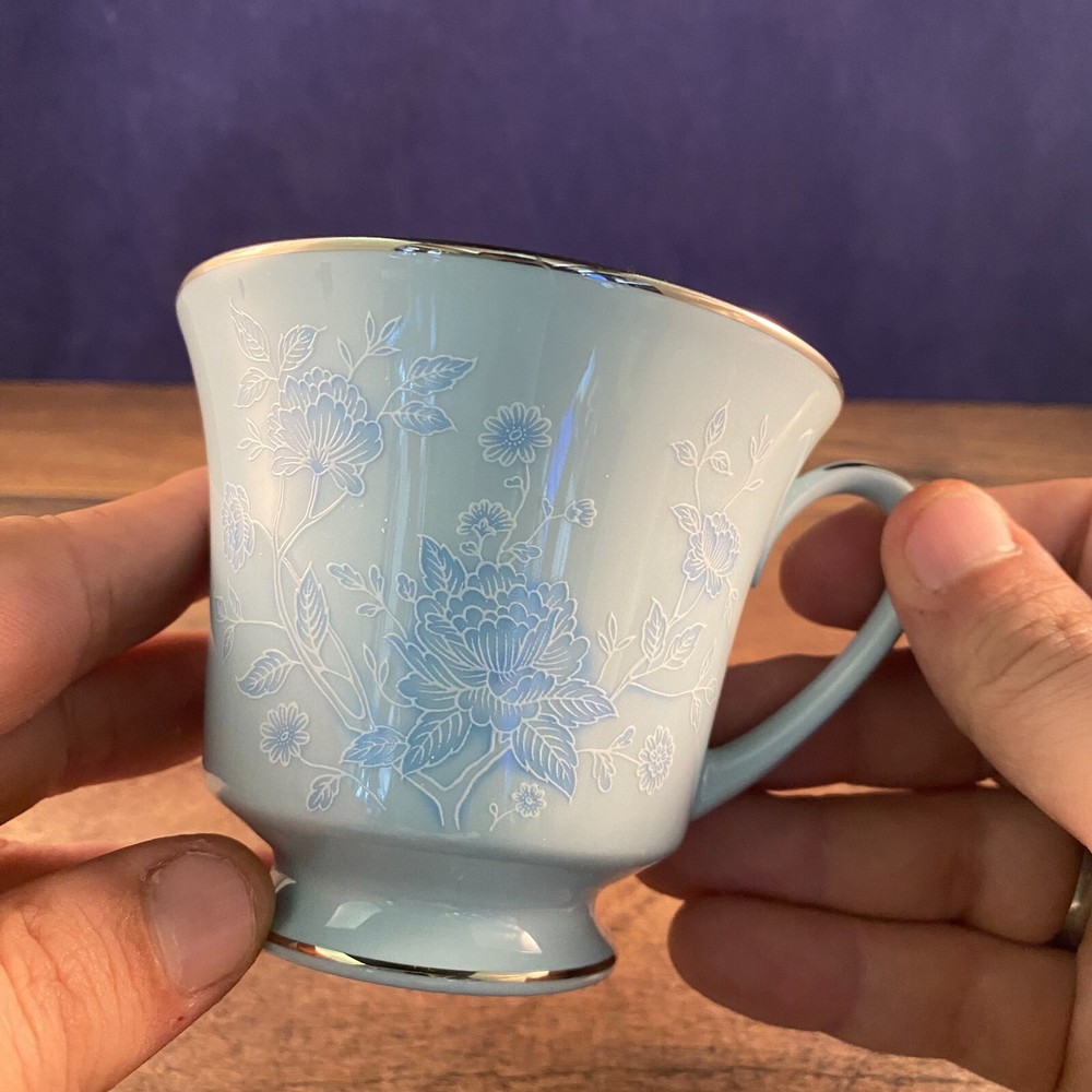 Footed Cup Replacement Engagement Blue Green by Noritake