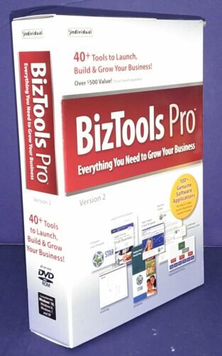 Individual BizTools Pro Software, Version 2, New Sealed