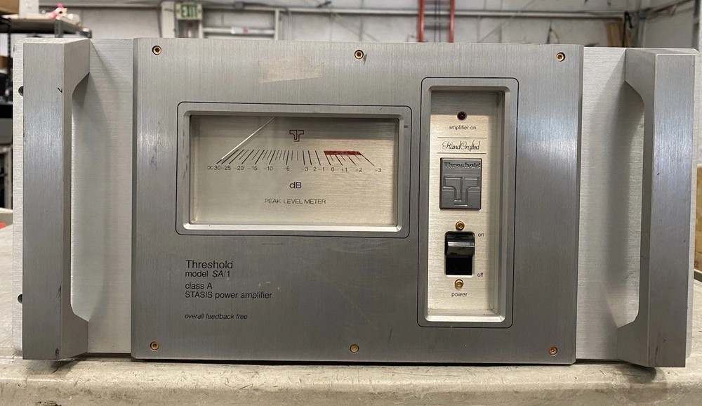 SINGLE Vintage Threshold SA-1 Mono Block Power STASIS Class A Amplifier