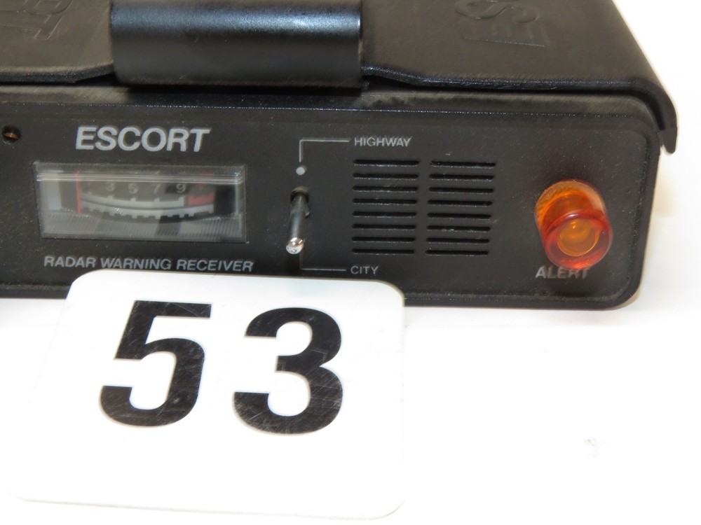 MINT Vintage Escort Radar Warning Receiver No Power Cable Tested