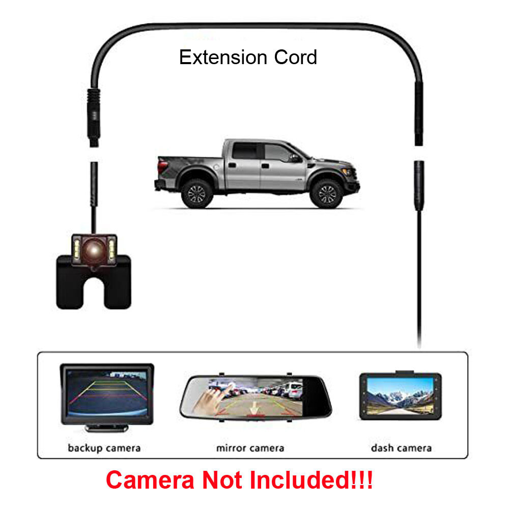 Dash Cam Rear View Backup Camera Reverse Car Recorder Cable Extension Cable Cord