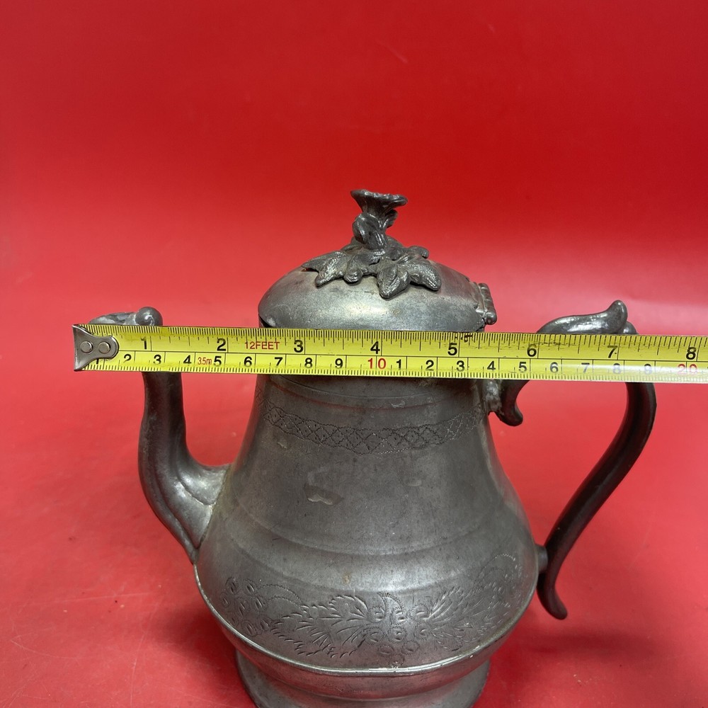Antique Britannia Metal Tea Pot