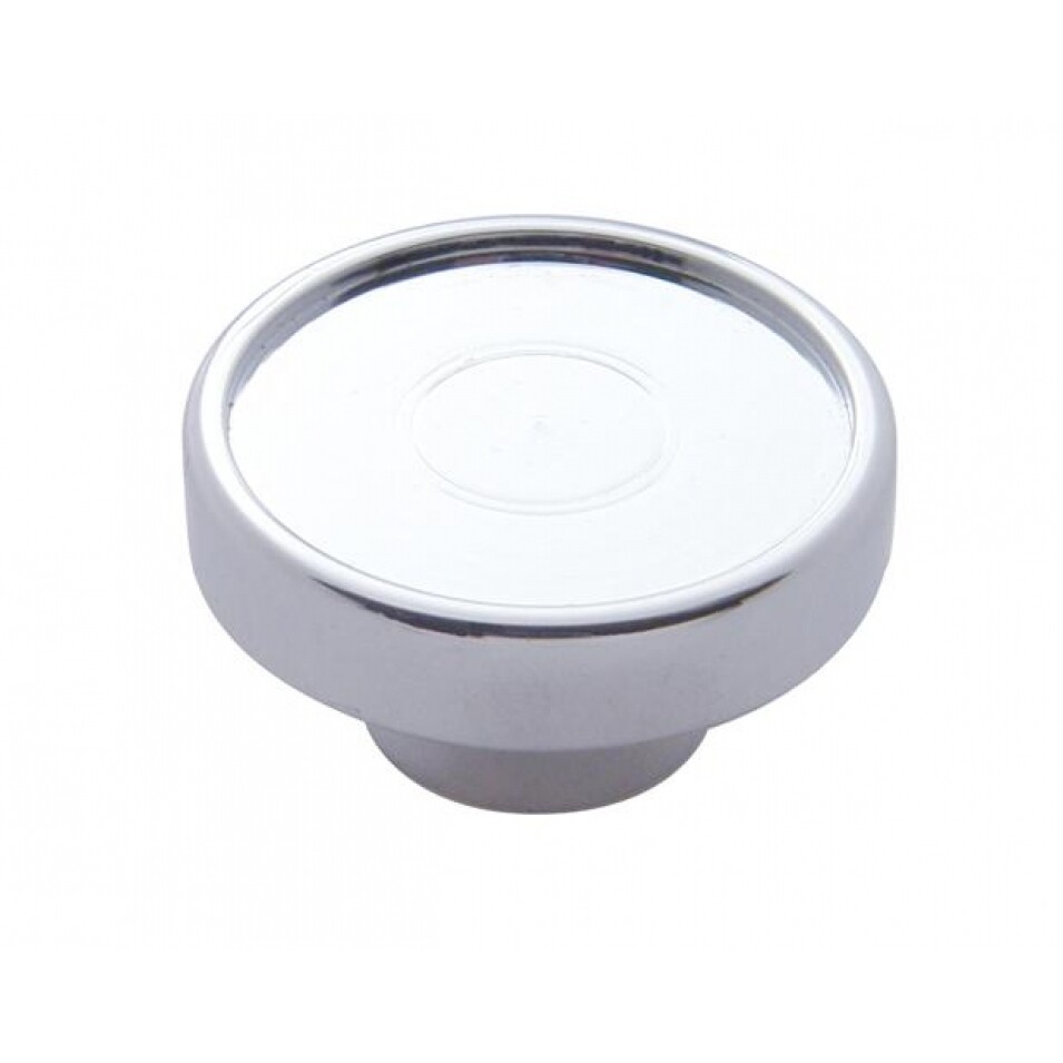 Small Chrome "Panel Lights" Dash Knob - Silver Glossy Sticker