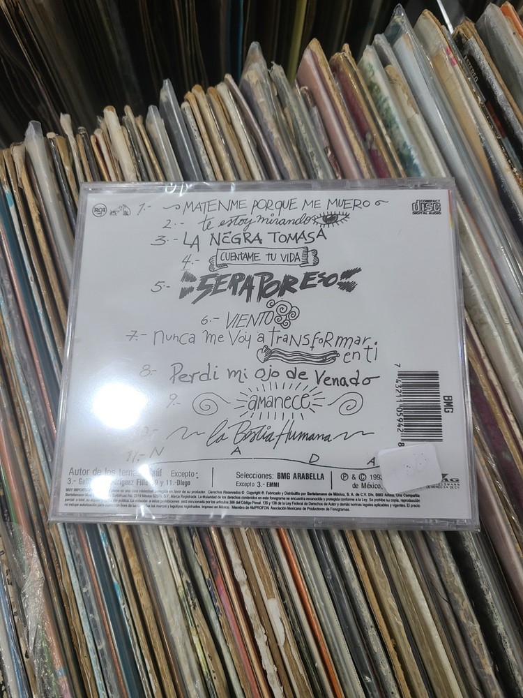 CAIFANES CD REISSUE MEXICAN EDITION SHIPS FROM THE US