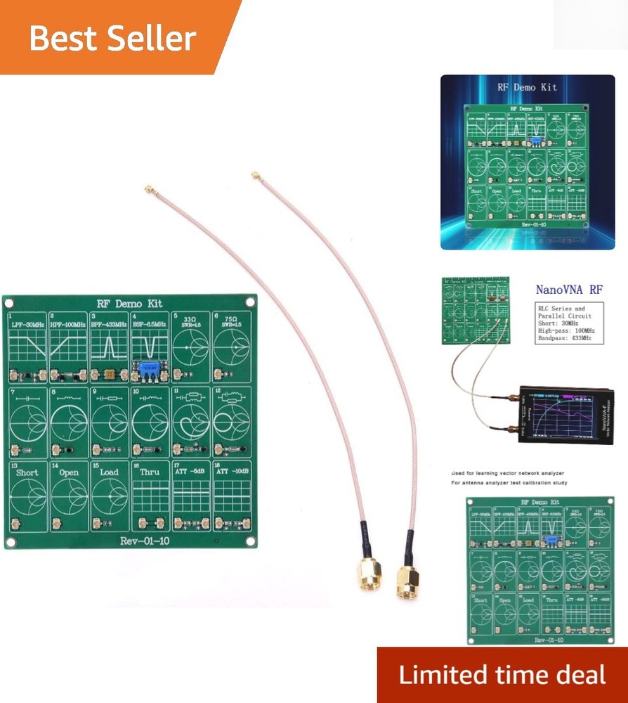 Comprehensive RF  Module Kit - 30MHz-433MHz with UFL Patch Cords Included