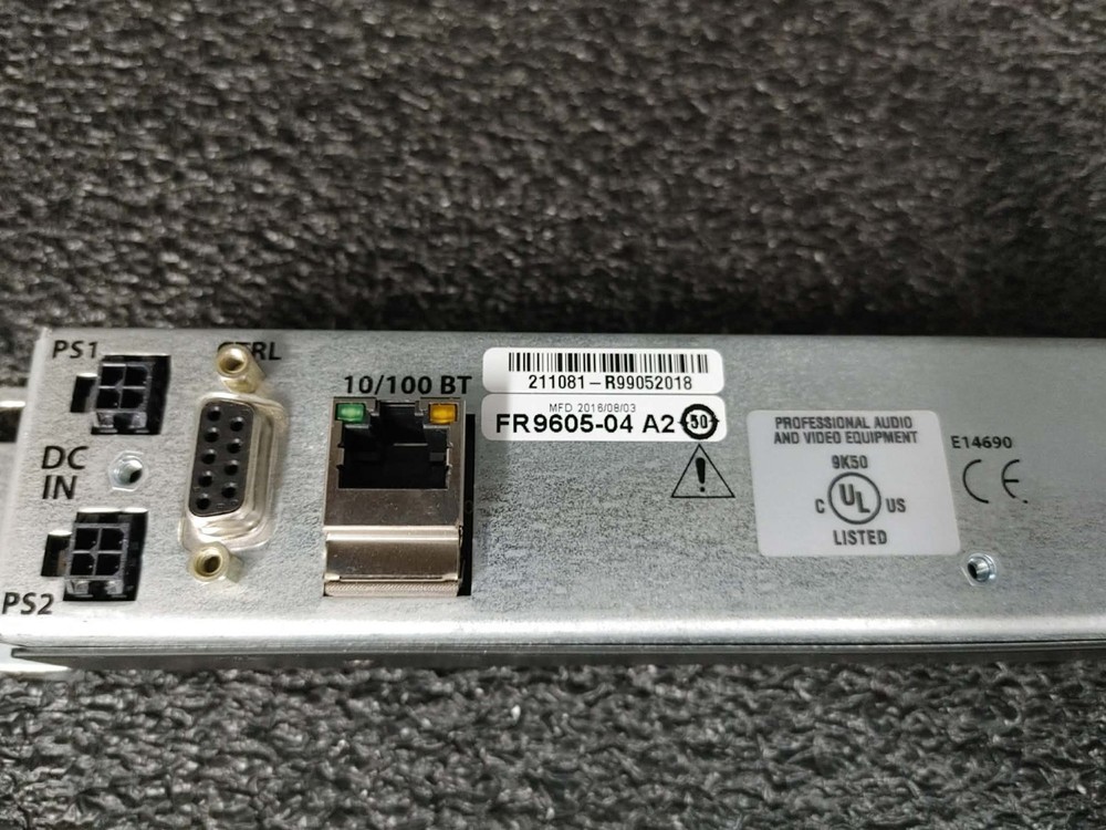 Belden GV Miranda NVision NV9605 1RU Multimode Paging Shallow Control Panel