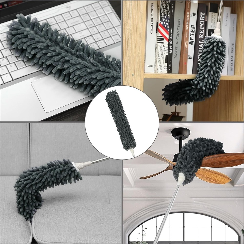 Comprehensive 10 Piece Cleaning Duster Set: Ergonomic Handle for Easy Dusting