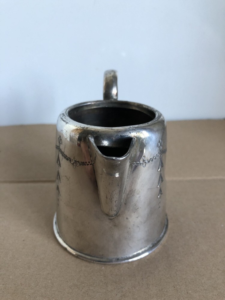 Vintage Silver Milk Jug Cream Table Jug EPBM