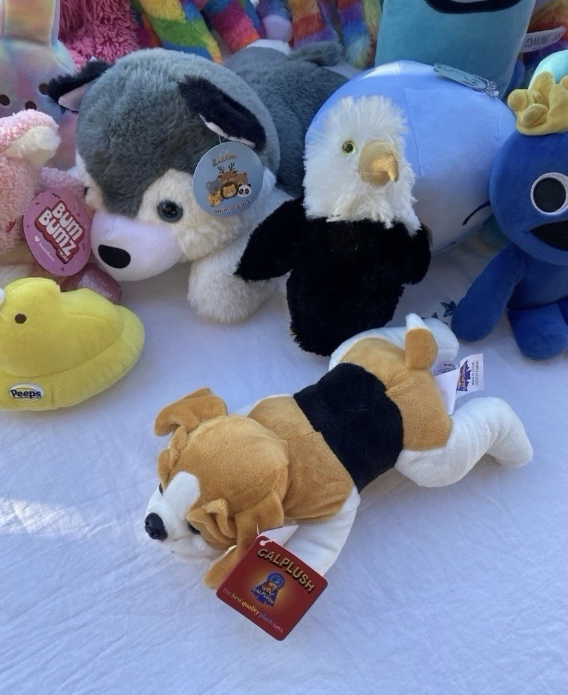 Peeps CALPLUSH Bum Bumz Animoodles Among Us Mixed Lot Plush Small Medium