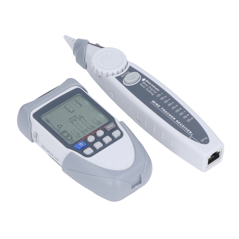 Digital Network Cable Tester With LCD Analogue/digitizing/POE Support For