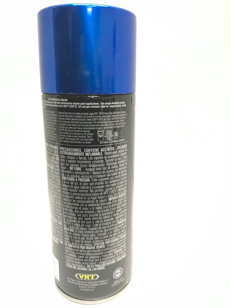 VHT SP451-3 PACK BLUE High Temperature Engine Anodized Color Coat - 11 oz