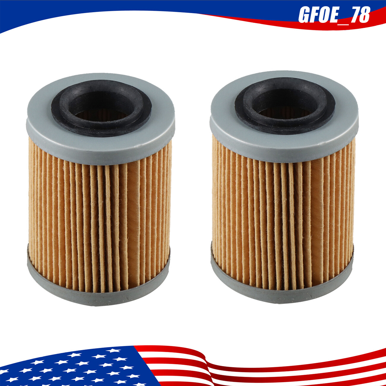 Pack of 2 Engine Oil Filter for CF-Moto Cforce Zforce Uforce 400 500 800 1000cc
