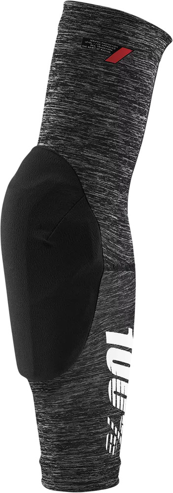 Open Box 100% Adult's Teratec Elbow Guards Gray/Black Size Medium