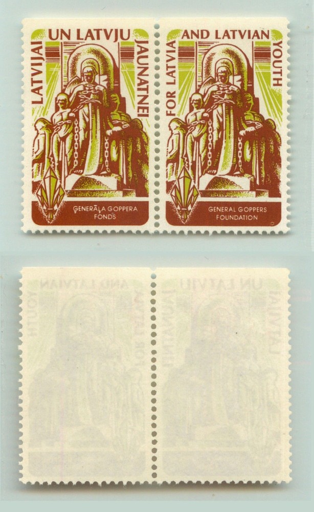 Latvia 🇱🇻 1978, exile MNH, pair. e7028