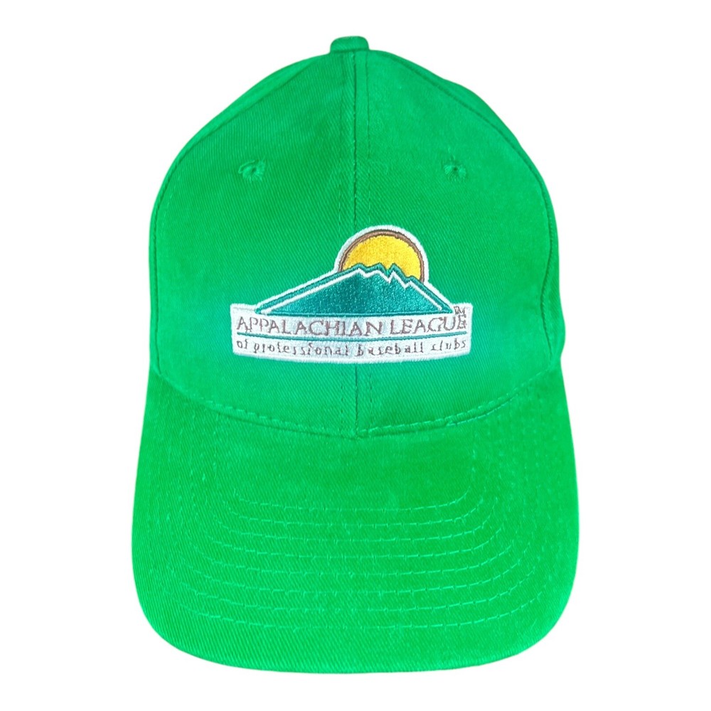 Appalachian League Collegiate Summer Baseball MILB Hat Strapback Cap Green
