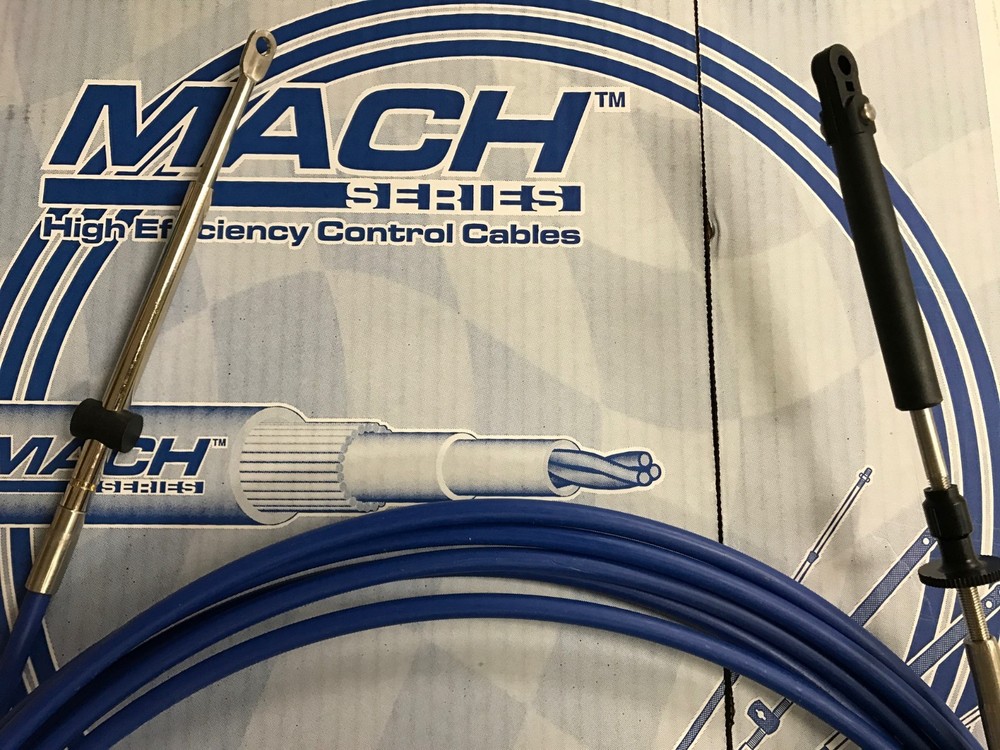 JOHNSON EVINRUDE CONTROL CABLE UFLEX MACH14X24 SHIFT THROTTLE CABLE 24FT MC14