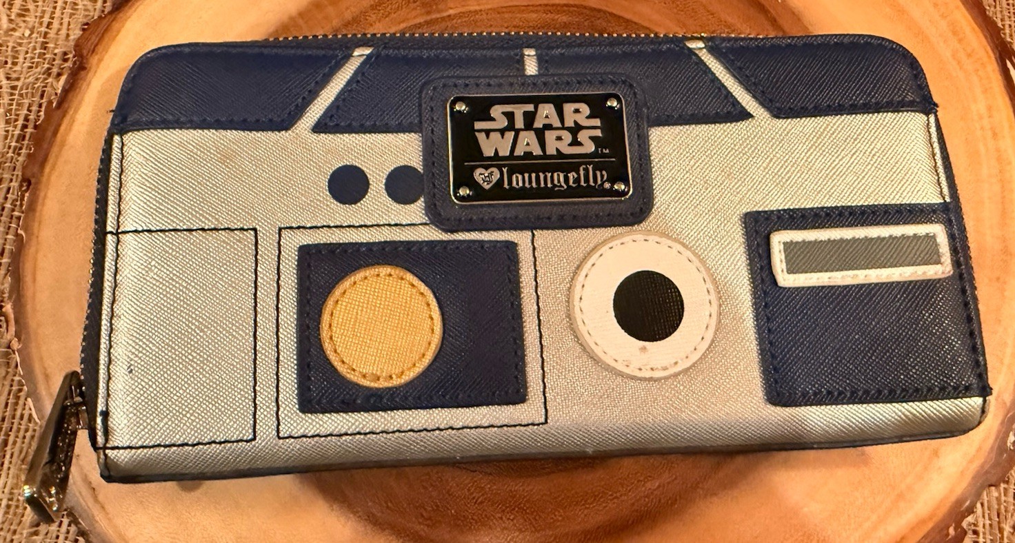 Loungefly Star Wars R2-D2 R2D2 Saffiano Faux Leather Wallet Used 1X
