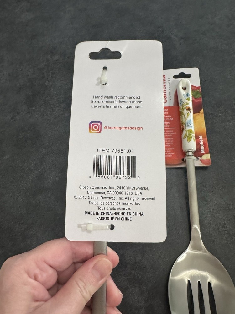 STUDIO CALIFORNIA LAURIE GATES LARGE SPOON SET