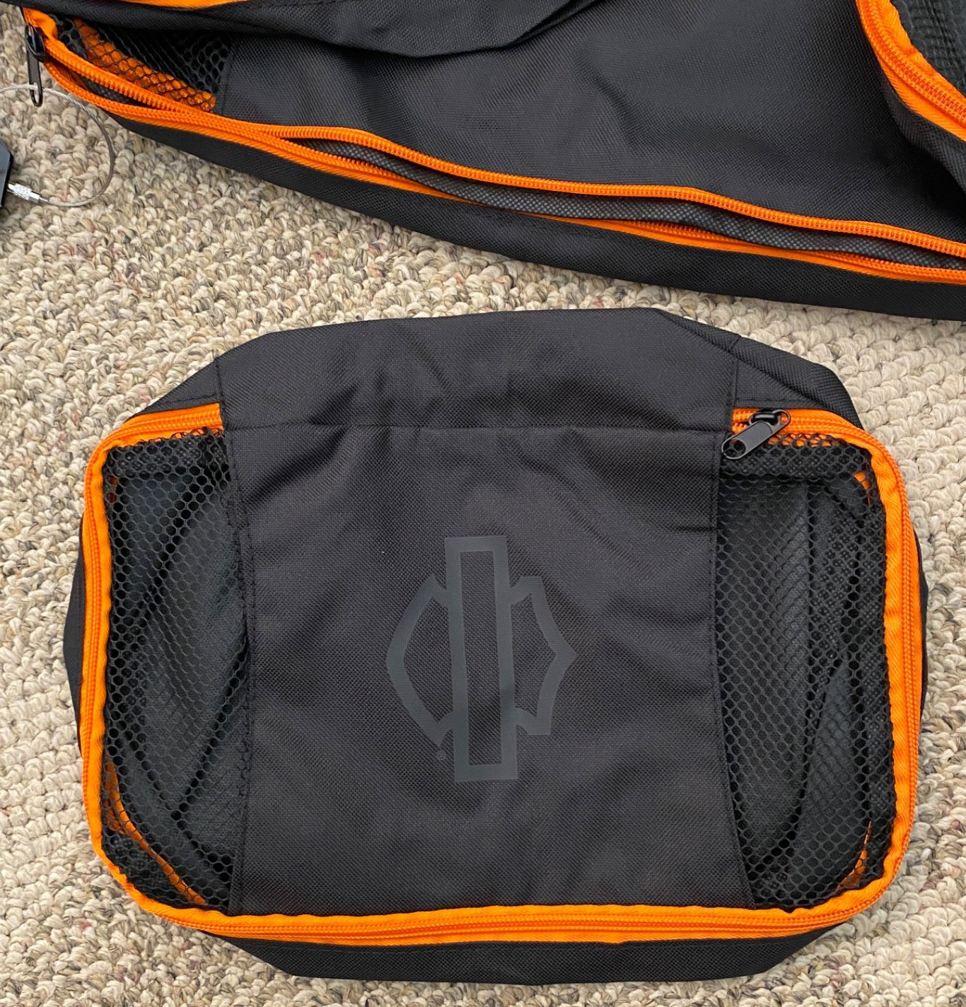 Harley Davidson Travel Mesh Storage Bags 6 Zippered Bag 3 Sizes Packing Cube