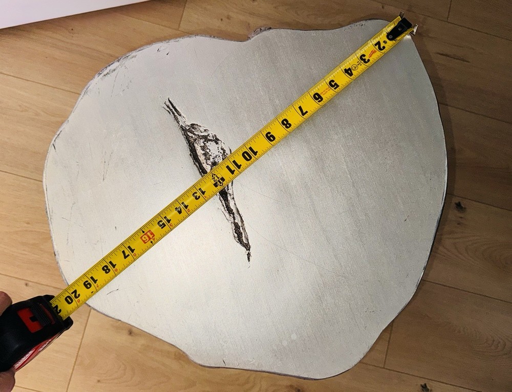 Log SideTable/Stool, Silver Leaf by Phillips Collection