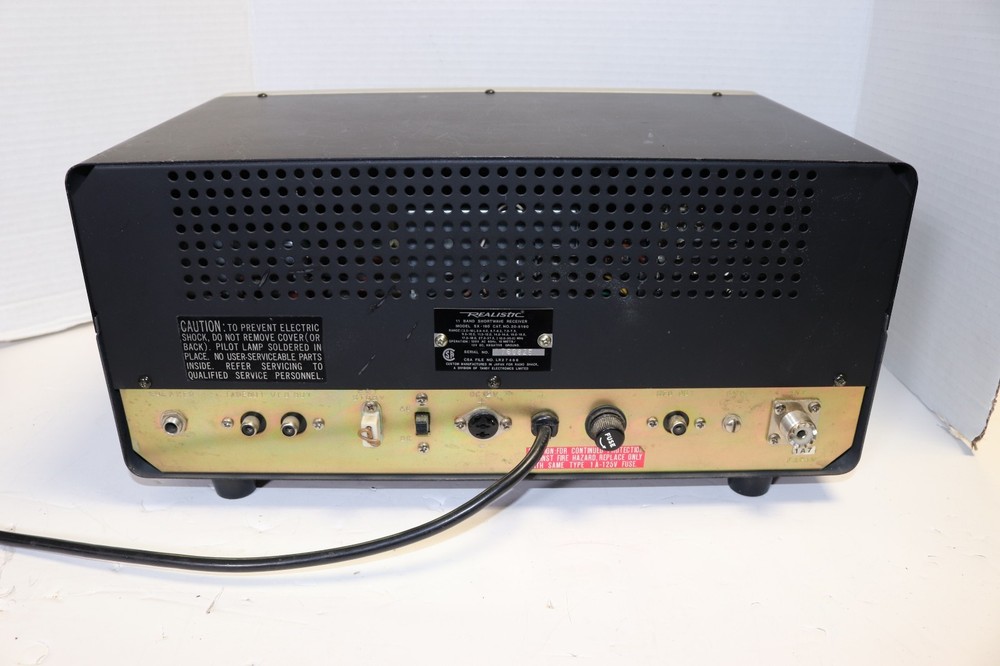 w/VIDEO - REALISTIC - MODEL SX-190 - BASE STATION SHORTWAVE RECEIVER - WORKING
