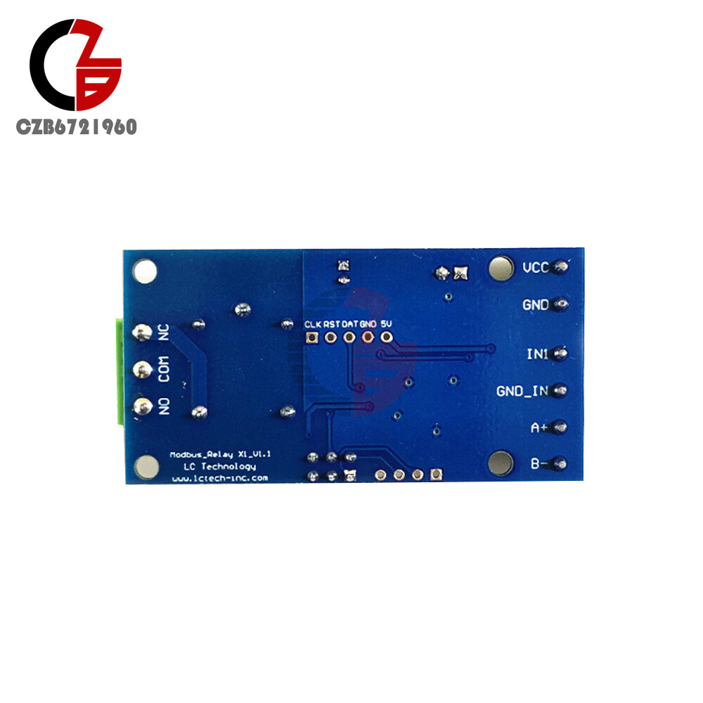 7-24V Modbus Rtu 1/2/4/8 Channel Relay Module Switch input output RS485/TTL UART