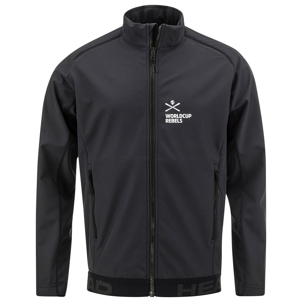 HEAD Men's Race Softshell Black Jacket (821362-BK)