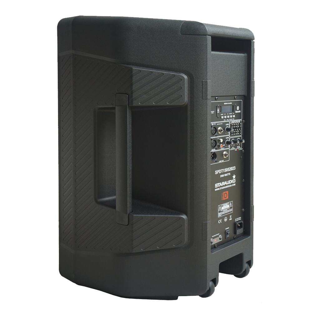 STARAUDIO 15" Bluetooth Active Speaker USB TWS Karaoke PA Powered DJs Speaker