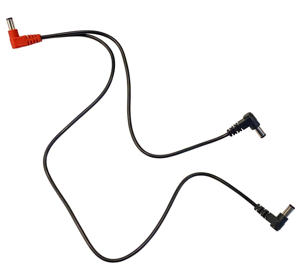 (2) Pack 2-Way Split Effects Pedal DC Power Cables for VooDoo Labs Power Supply