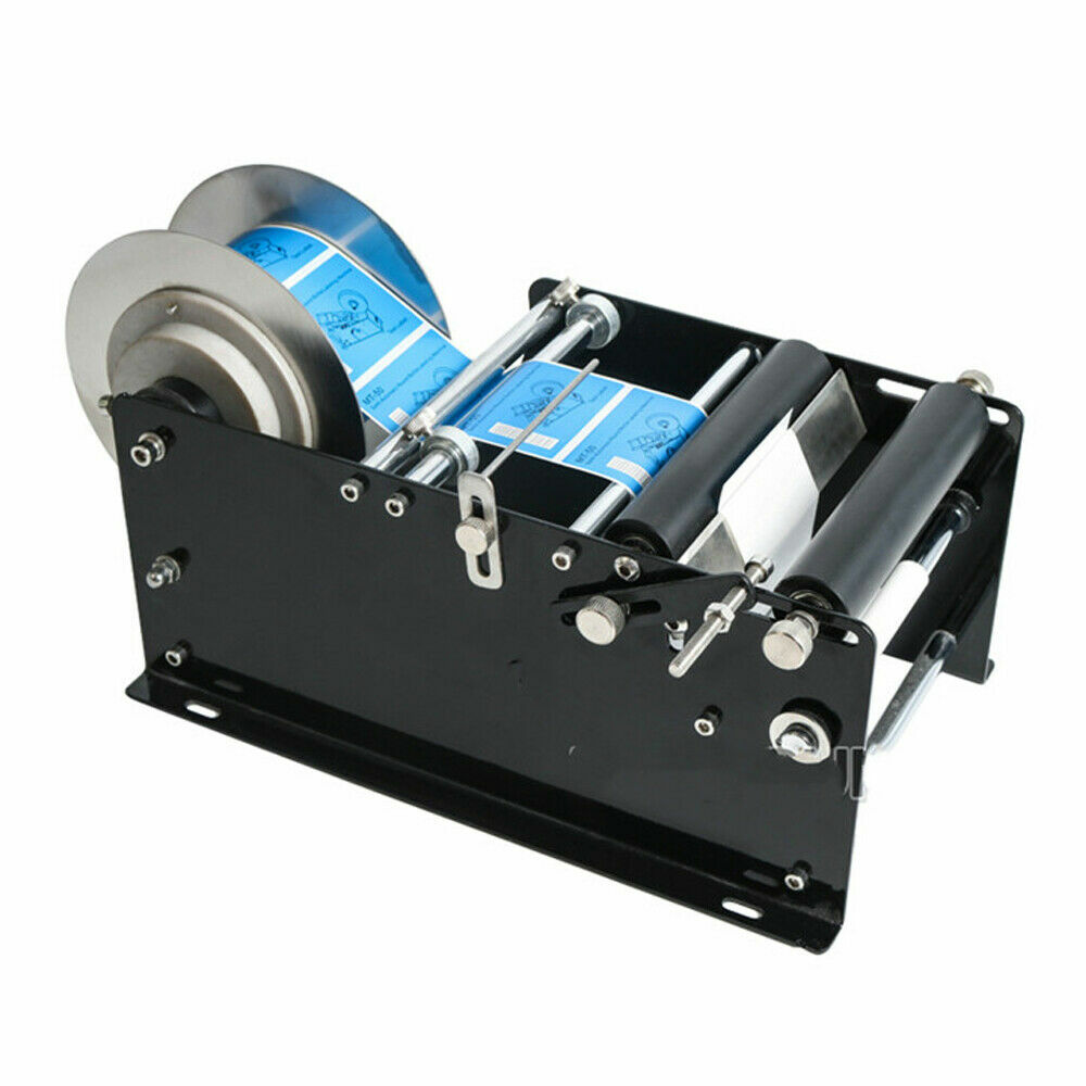 MT-30 Semi-automatic Round Bottle Labeling Machine Manual Label Maker Labeler
